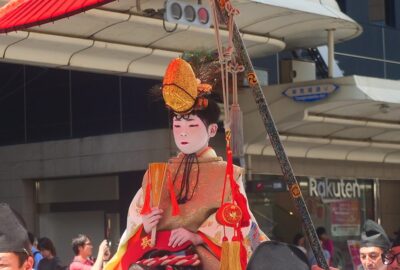 祇園長刀鉾の稚児社参1