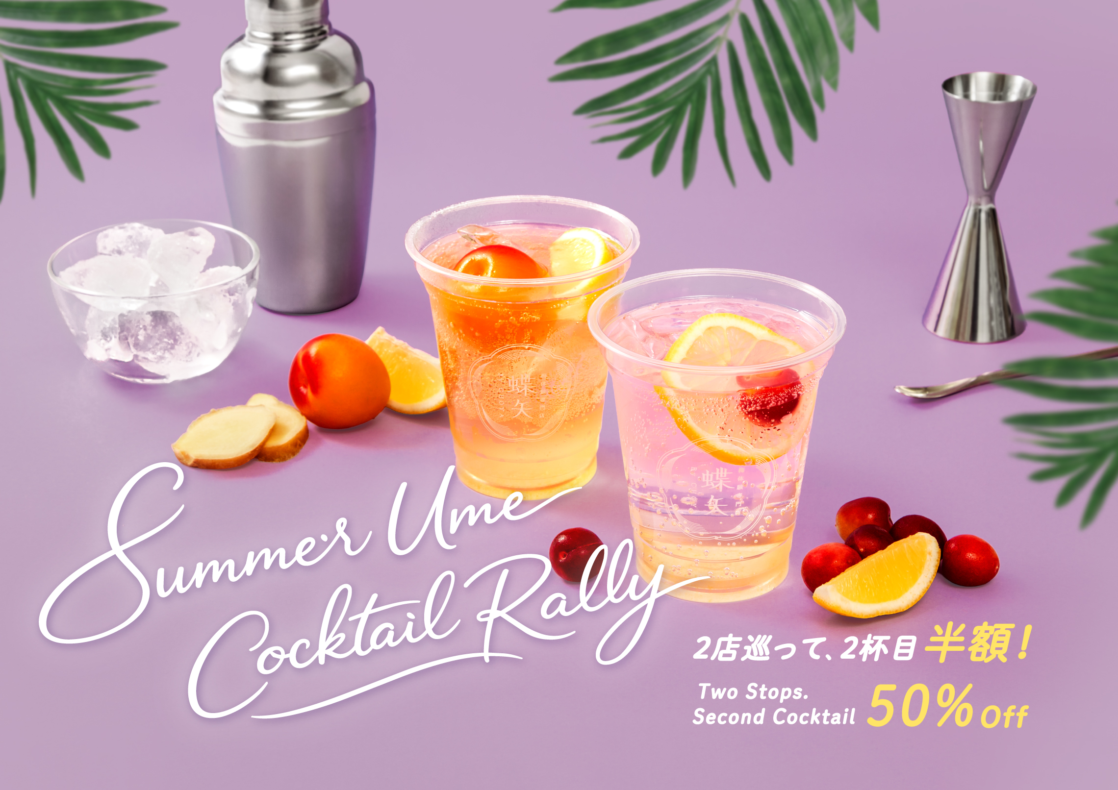 蝶矢“サマー 梅カクテル ラリー”