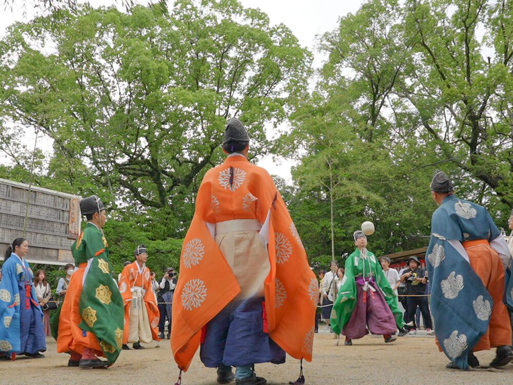 藤森神社蹴鞠