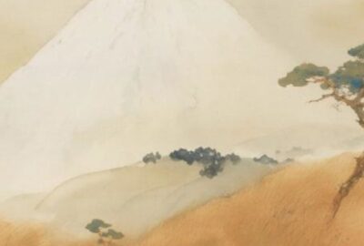 竹内栖鳳《富嶽》昭和2年福田美術館蔵前期展示 福田美術館