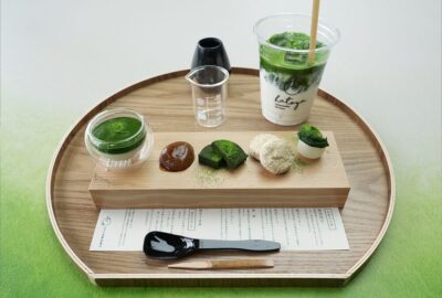 嵐山で味わう特別な抹茶体験—八十八良葉舎の「抹茶ラテセット」