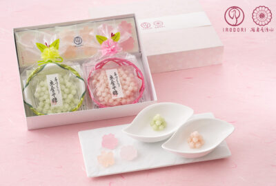 【緑寿庵清水×鶴屋吉信】金平糖・琥珀糖 桜の詰合せ