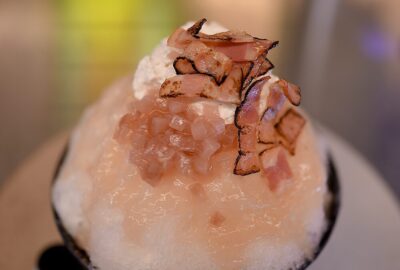 酒とこおり banks　桃モッツァレラ炙りベーコン