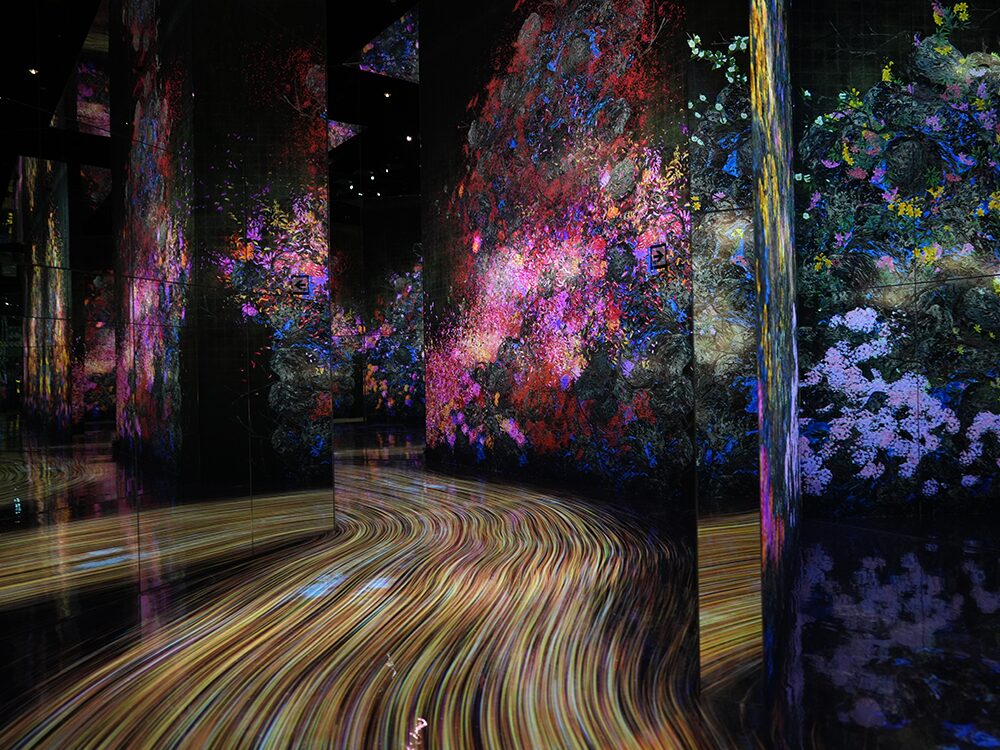 チームラボ バイオヴォルテックス 京都 流れははるか遠くに